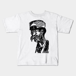 Conductor Sketch Front Kids T-Shirt